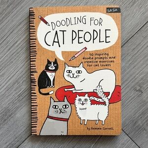 Doodling for Cat People — Art Book — Interactive Gift for Cat Lovers